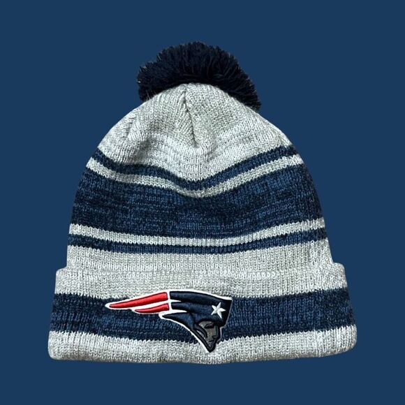 Unisex New England Patriots Team Apperal Cuffed Knit Pom Hat - Picture 4 of 4